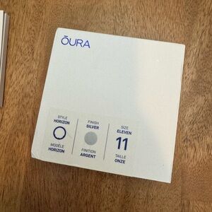 Oura Horizon Ring — Silver, Size 11